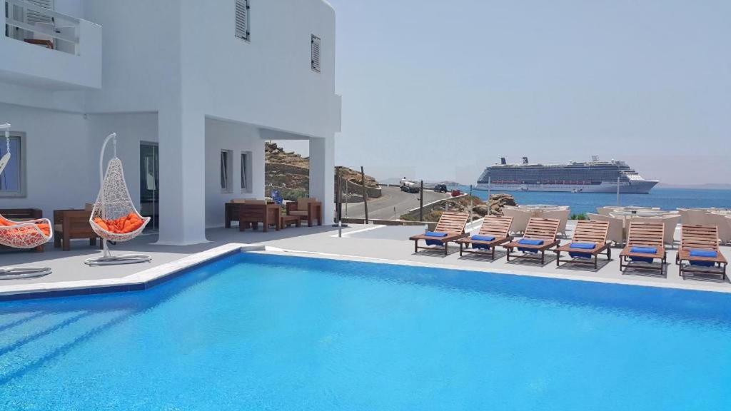 Готель Smy Bellevue Mykonos Mykonos Town Екстер'єр фото